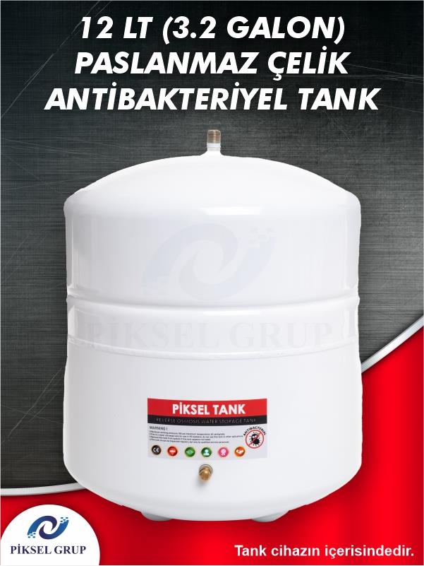 12 Aşamalı Detoks, Alkali Ve Multimineral Filtreli Çelik Tanklı Su Arıtma Cihazı 12 Aşamalı Detoks, Alkali Ve Multimineral Filtreli Çelik Tanklı Su Arıtma Cihazı