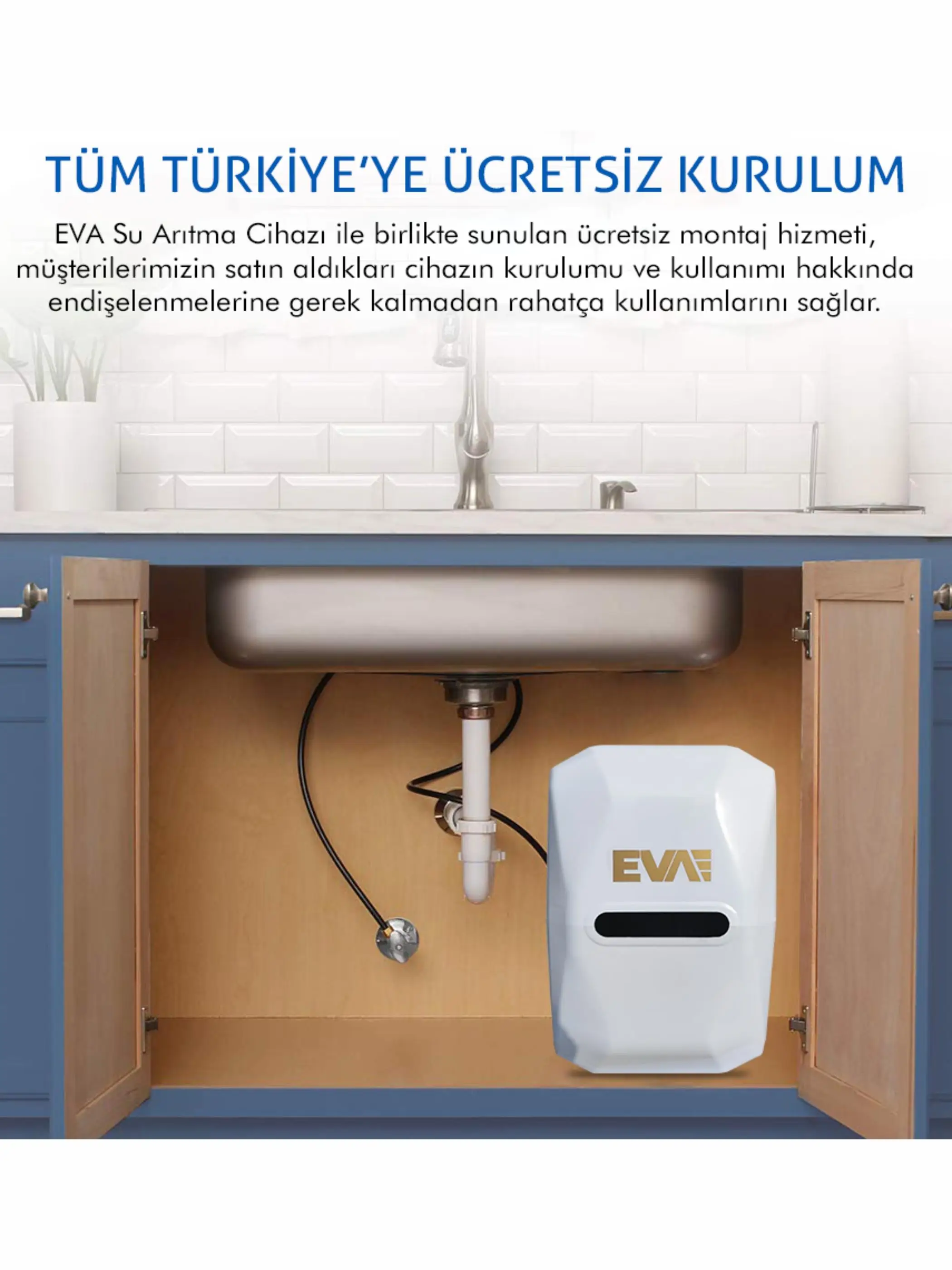 EVA Premium 8.5 Ph Alkali Su Arıtma Cihazı EVA Premium 8.5 Ph Alkali Su Arıtma Cihazı